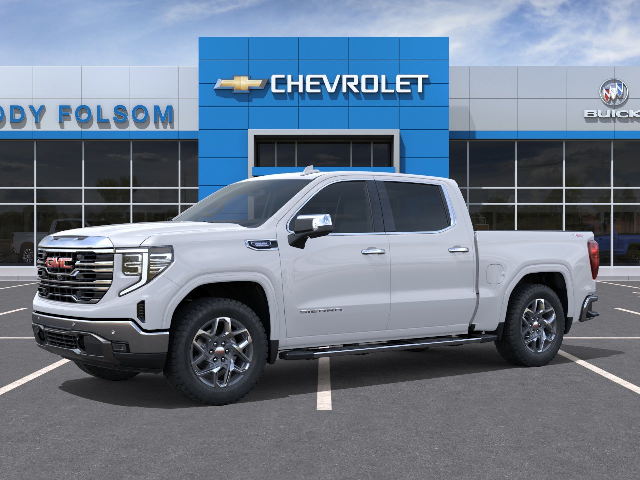 New 2026 Glacier White Tricoat GMC SLT image 19