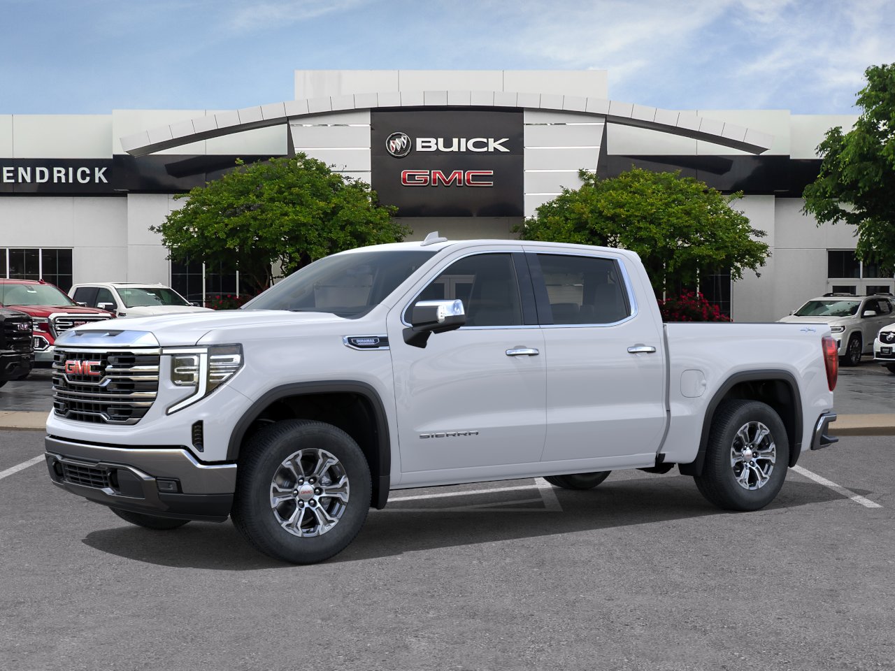New 2026 Glacier White Tricoat GMC SLT image 28