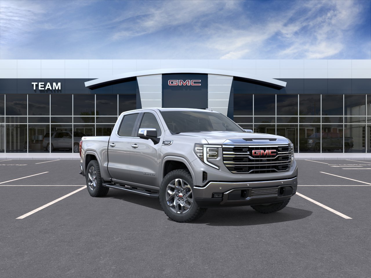 New 2026 Sterling Metallic GMC SLT image 25