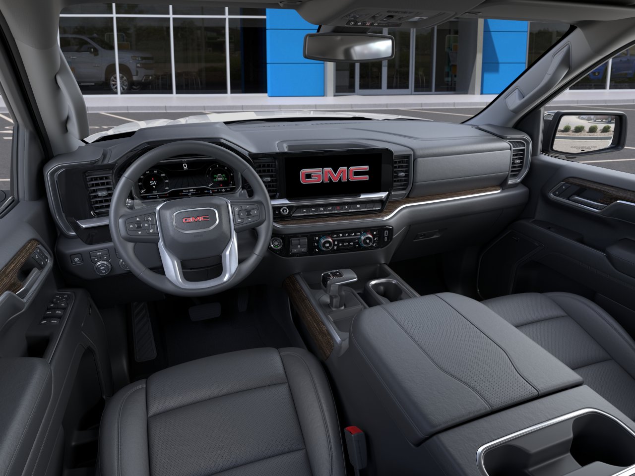 New 2026 Glacier White Tricoat GMC SLT image 39