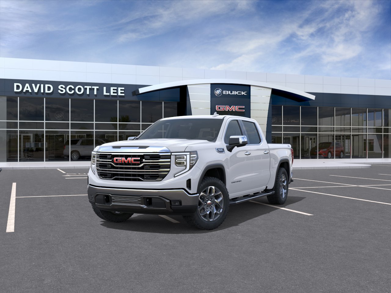 New 2026 Summit White GMC SLT image 8