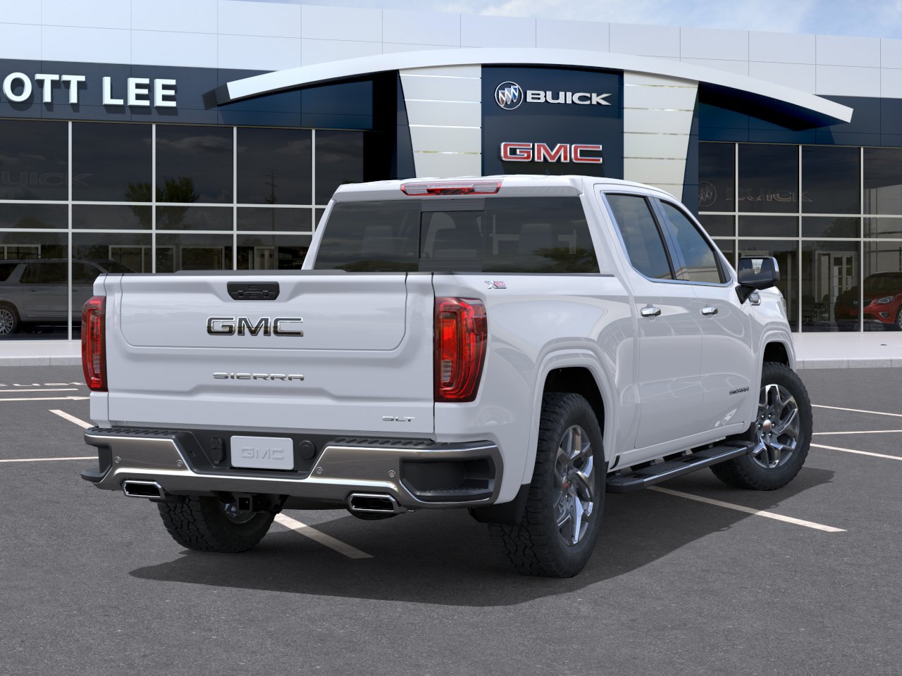 New 2026 Glacier White Tricoat GMC SLT image 4