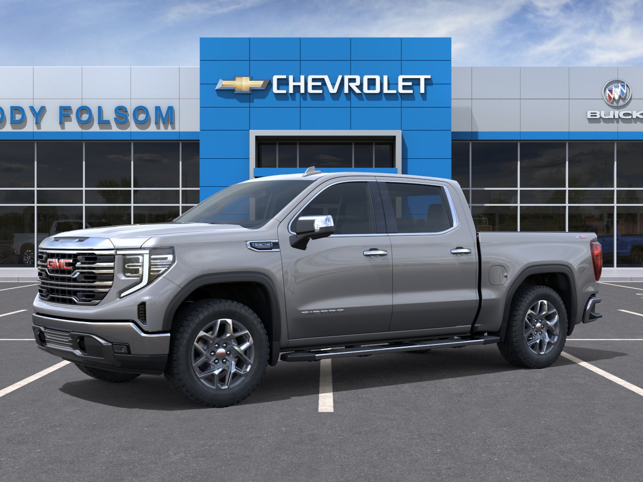 New 2026 Sterling Metallic GMC SLT image 2
