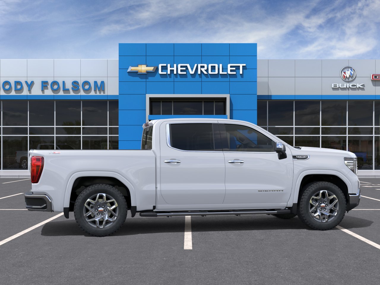 New 2026 Glacier White Tricoat GMC SLT image 5