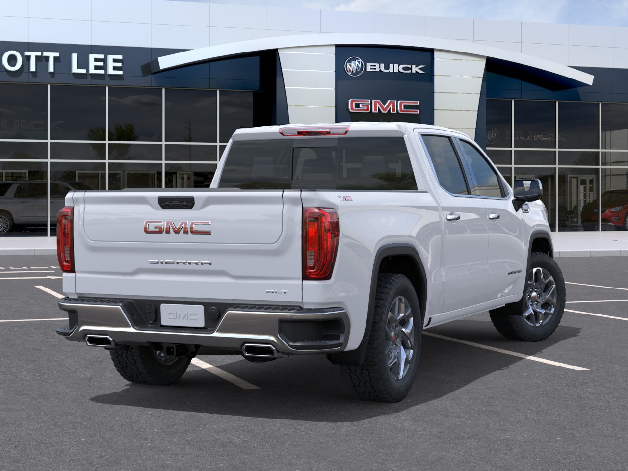 New 2026 Glacier White Tricoat GMC SLT image 4
