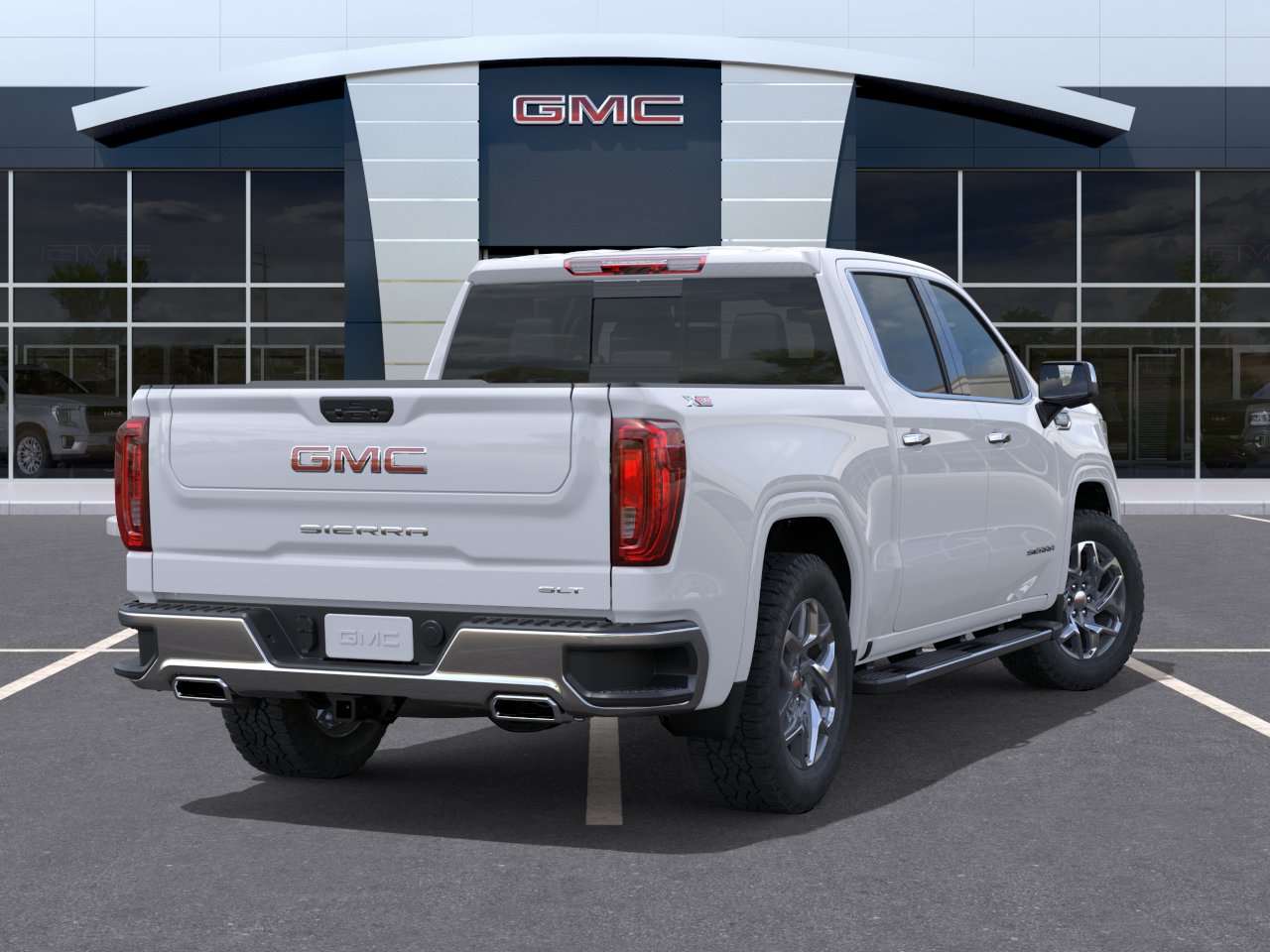 New 2026 Glacier White Tricoat GMC SLT image 4