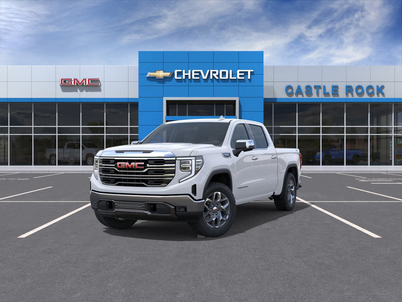 New 2026 Summit White GMC SLT image 41