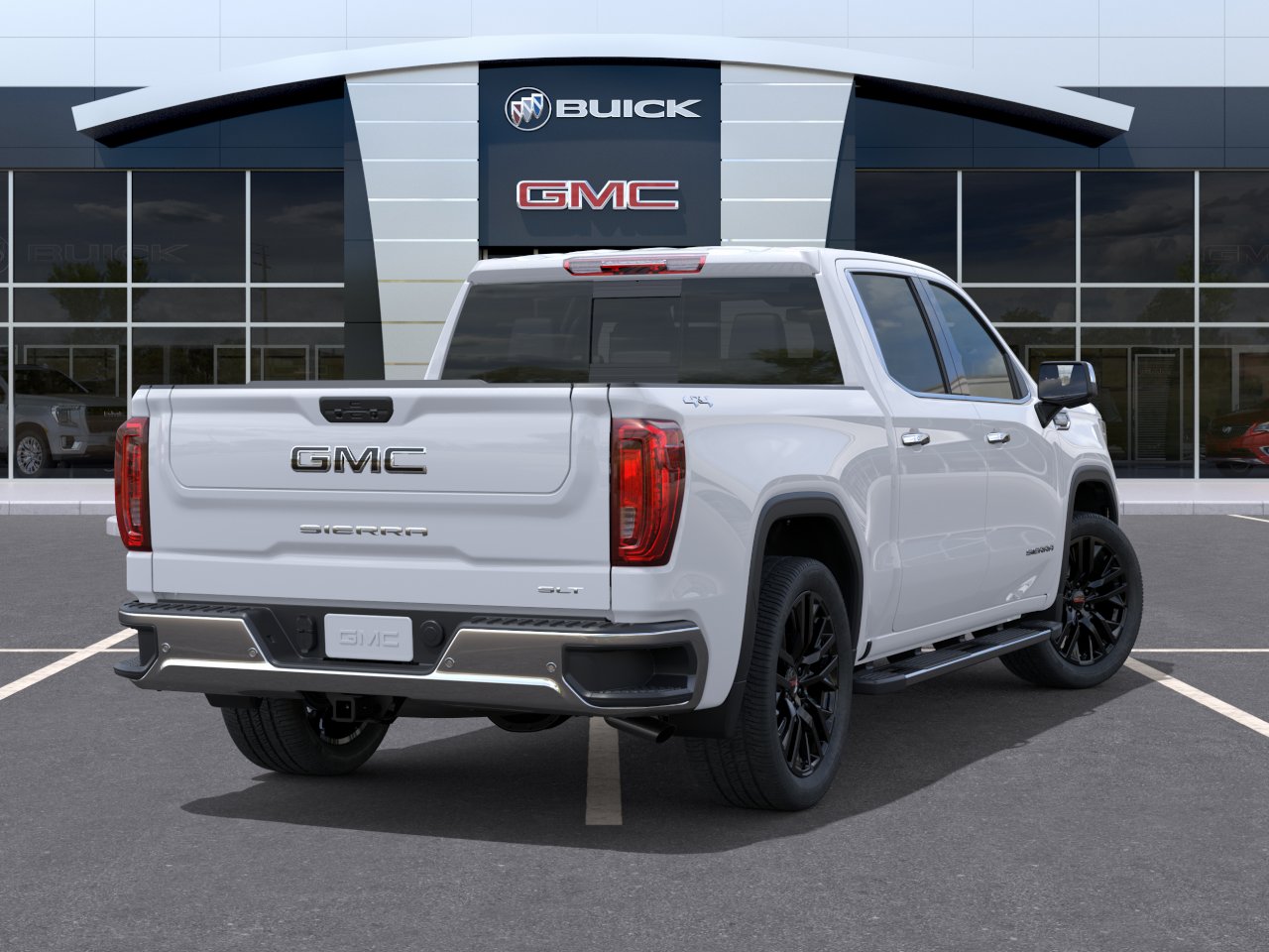 New 2026 Glacier White Tricoat GMC SLT image 4