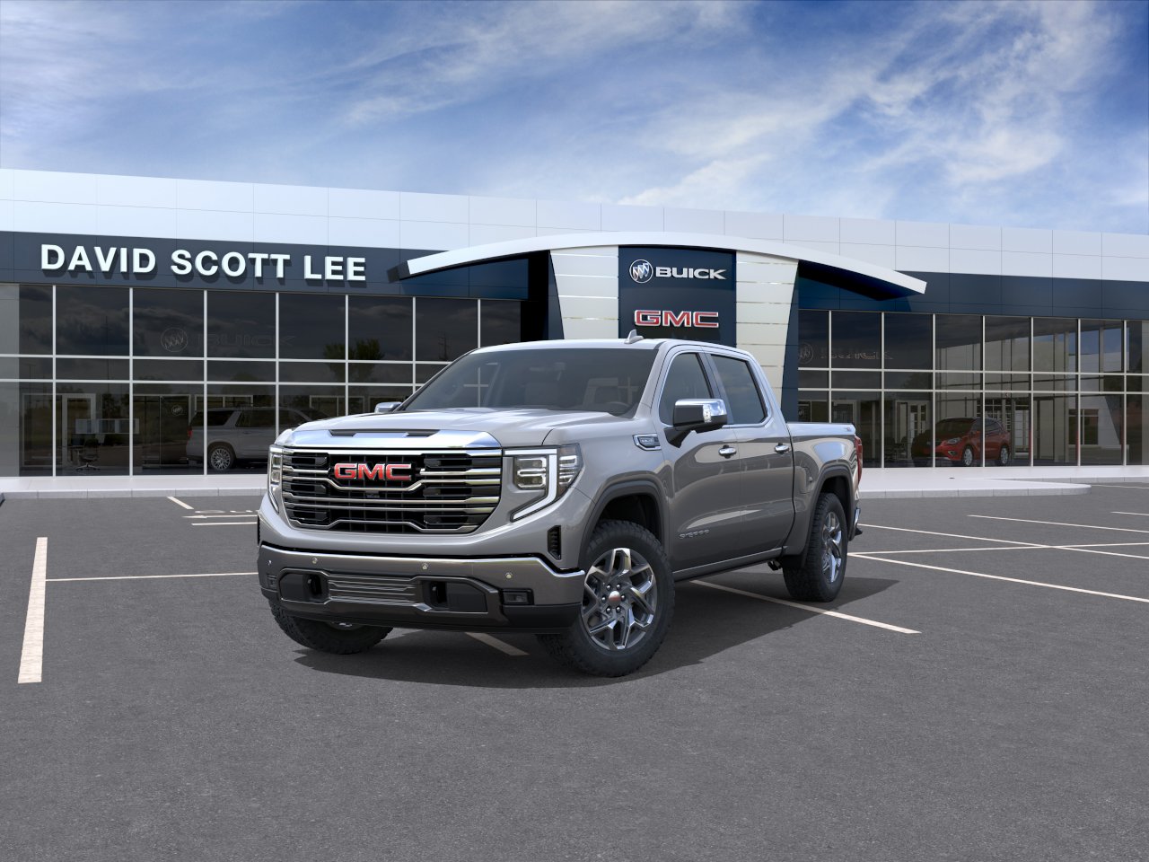 New 2026 Sterling Metallic GMC SLT image 8