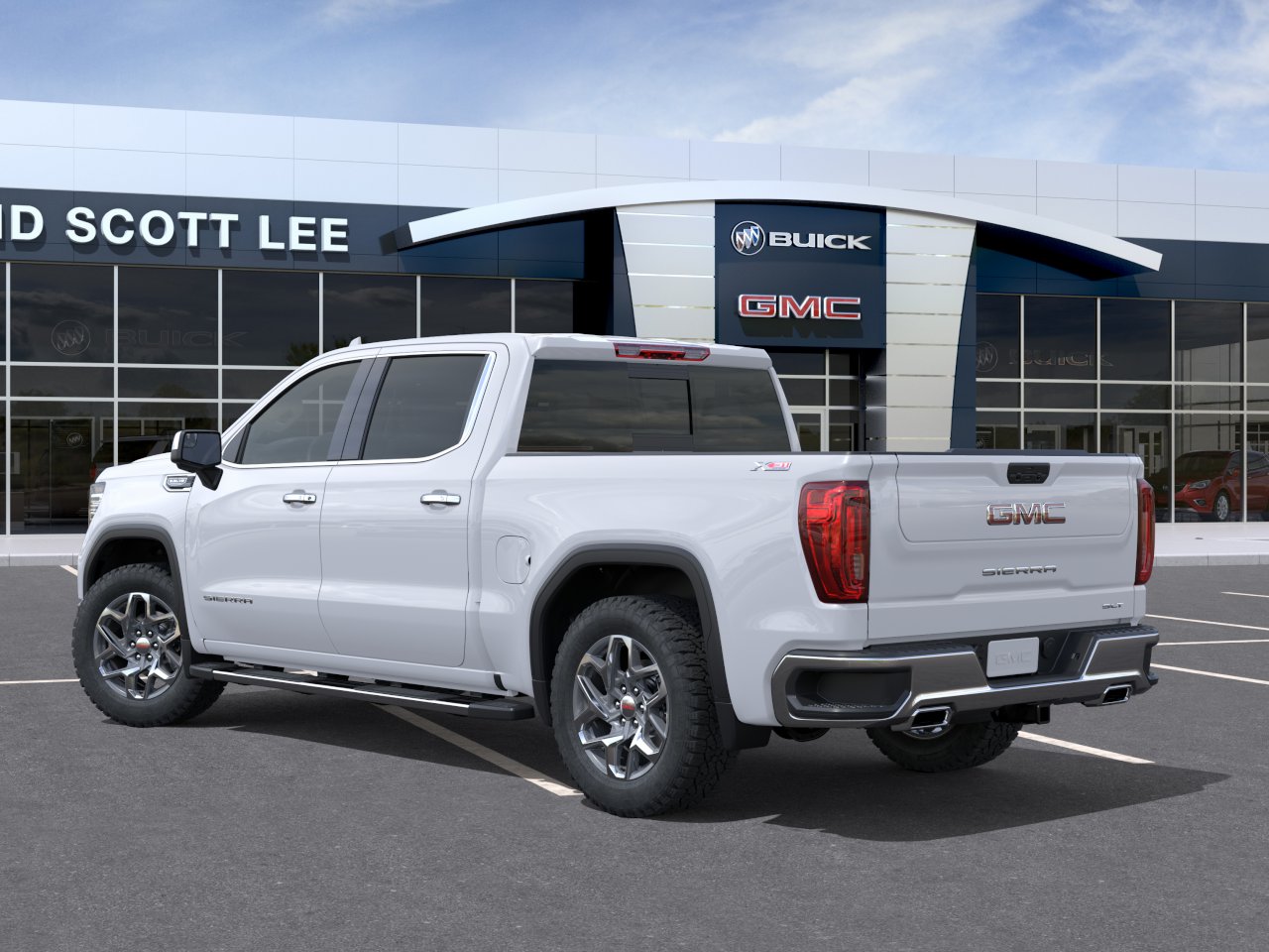 New 2026 Glacier White Tricoat GMC SLT image 3