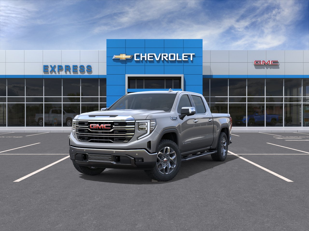New 2026 Sterling Metallic GMC SLT image 8