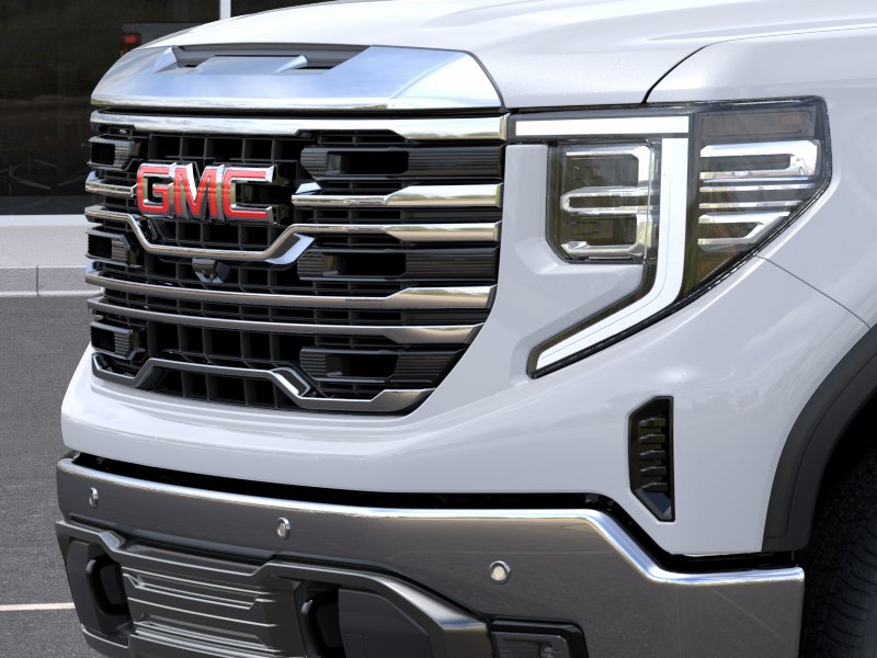 New 2026 Glacier White Tricoat GMC SLT image 37