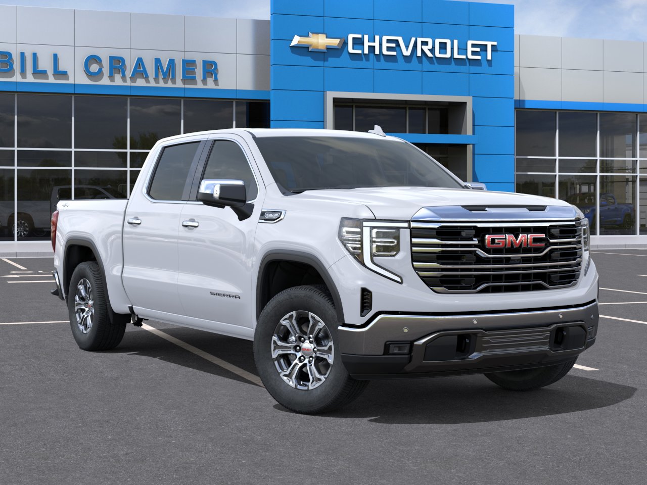 New 2026 Glacier White Tricoat GMC SLT image 31