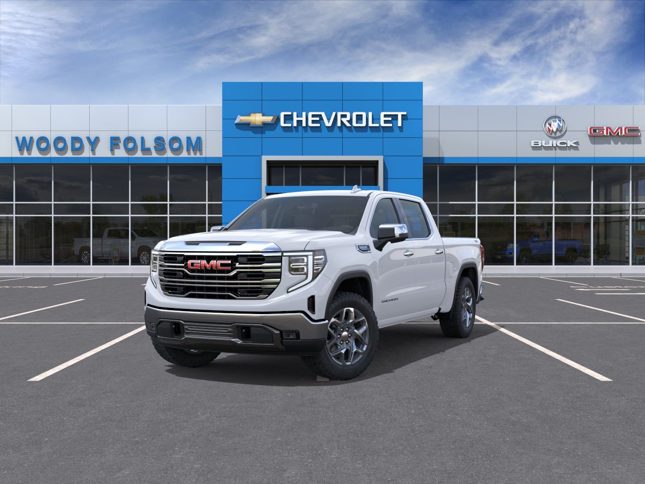 New 2026 Glacier White Tricoat GMC SLT image 23