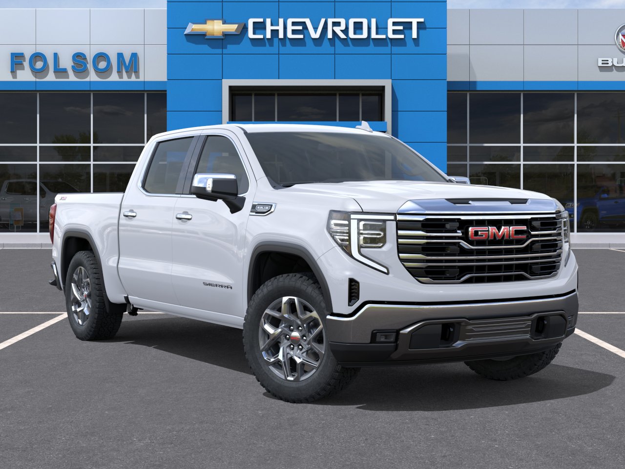 New 2026 Glacier White Tricoat GMC SLT image 22