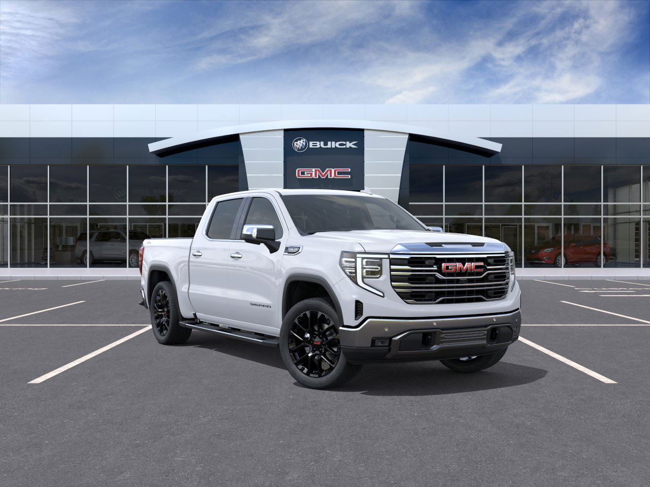 New 2026 Summit White GMC SLT image 34