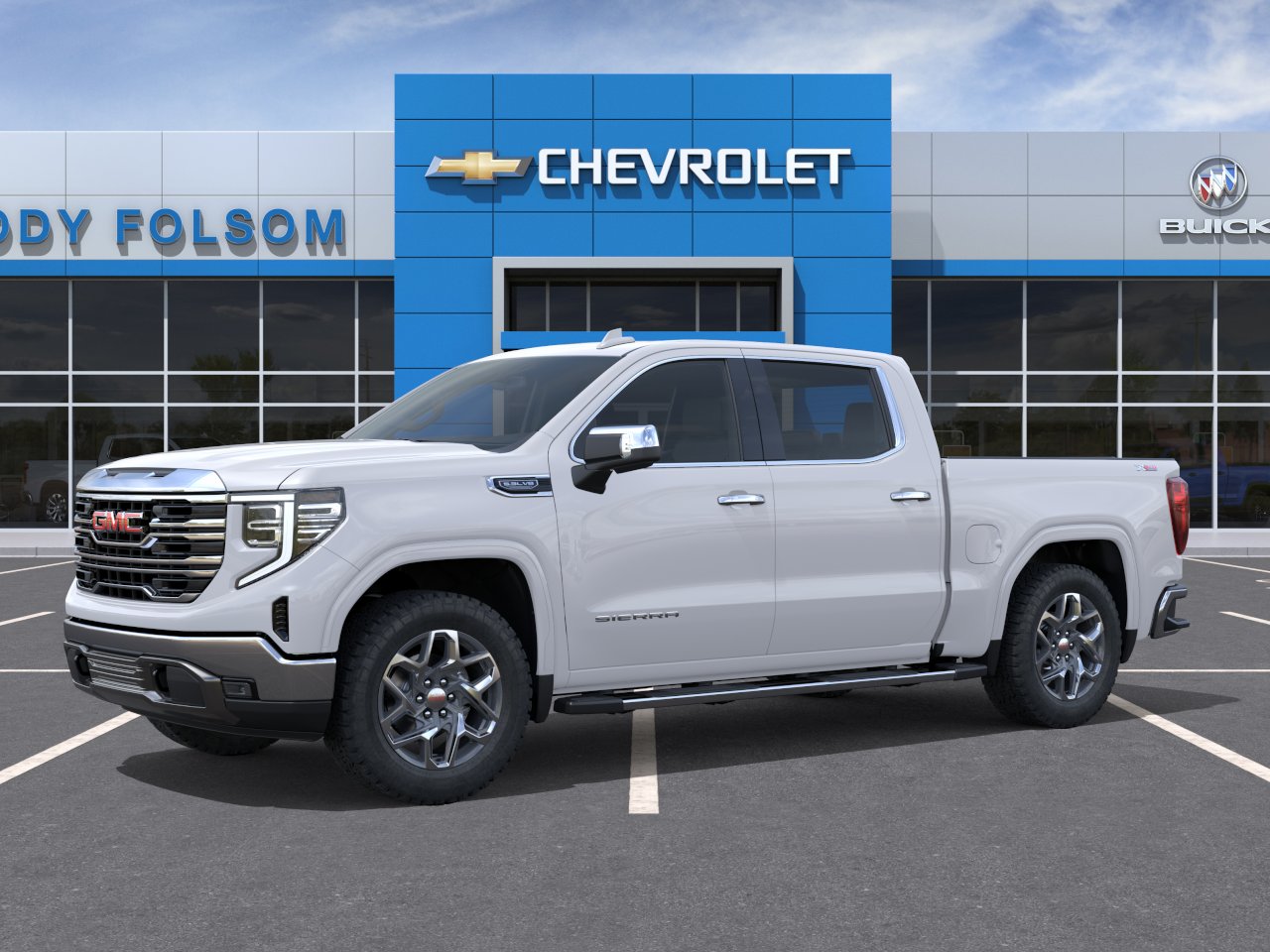 New 2026 Summit White GMC SLT image 2