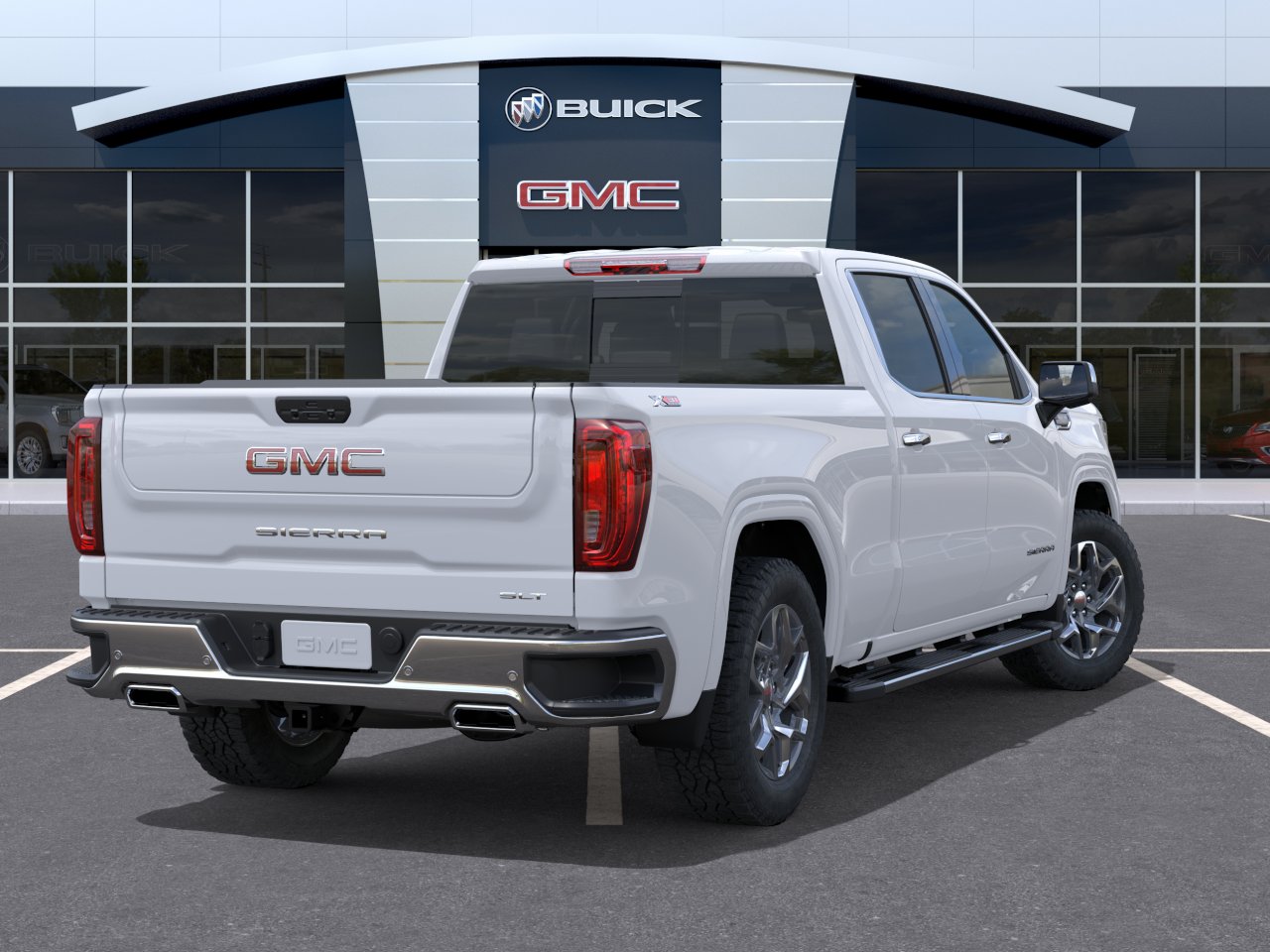 New 2026 Glacier White Tricoat GMC SLT image 28