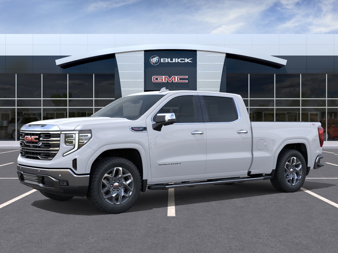 New 2026 Glacier White Tricoat GMC SLT image 26