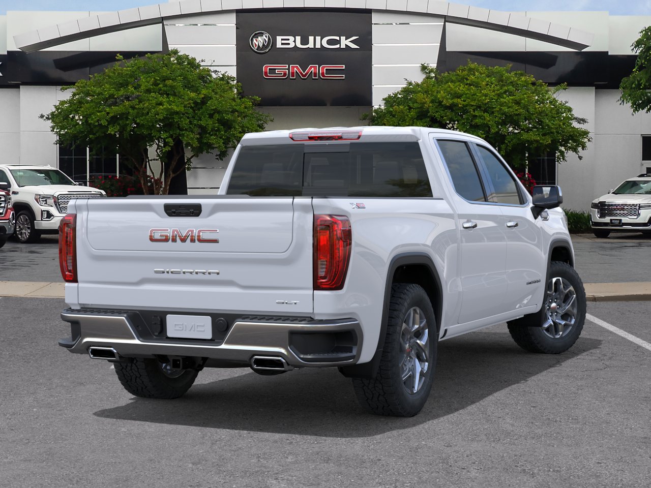 New 2026 Glacier White Tricoat GMC SLT image 29