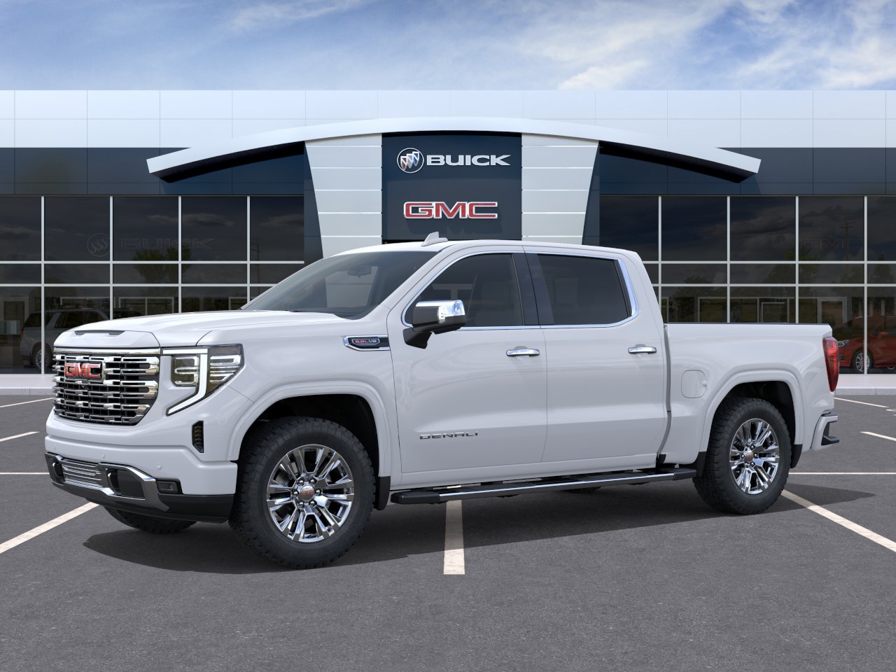 New 2026 Glacier White Tricoat GMC Denali image 2
