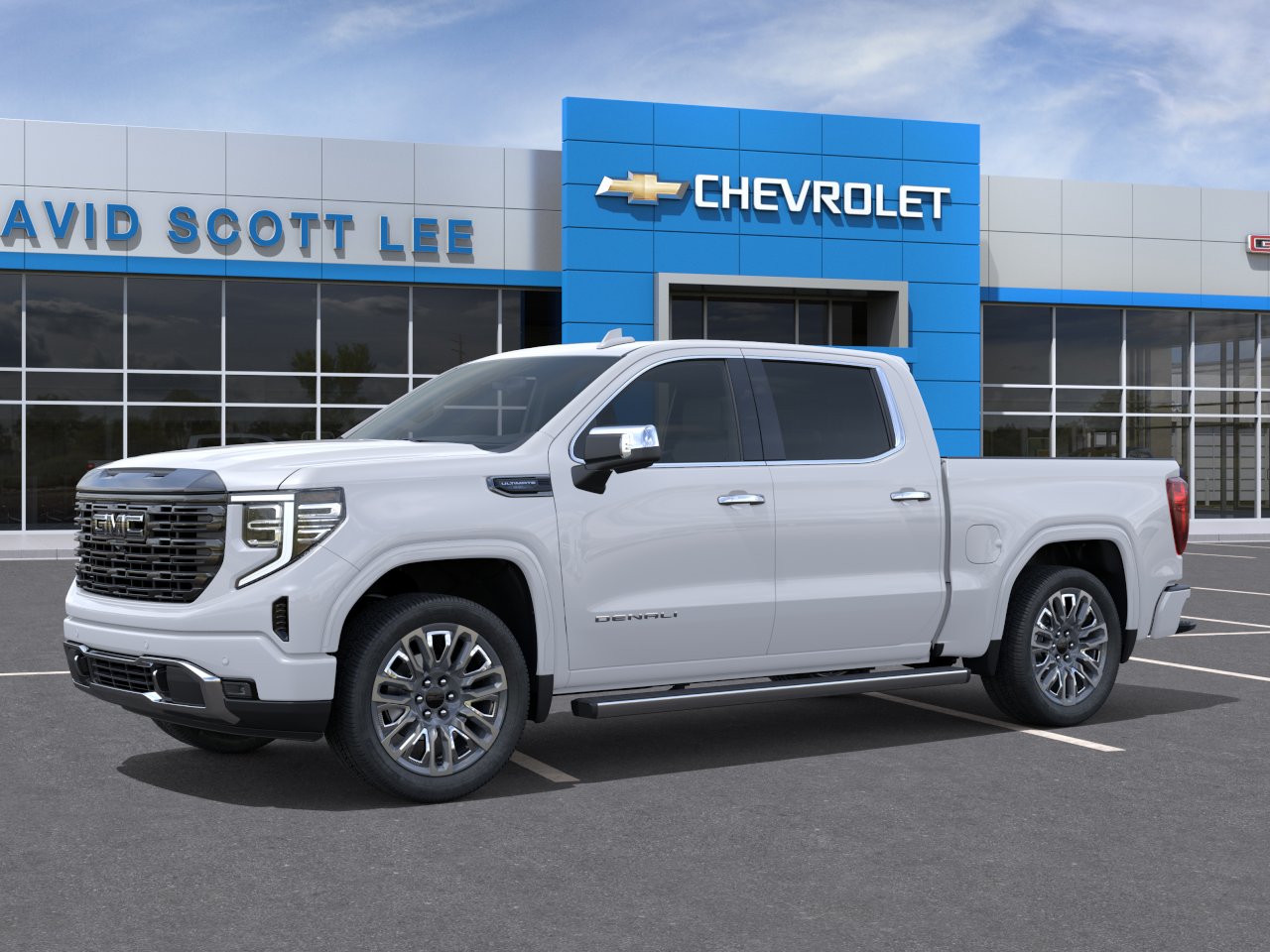 New 2026 Glacier White Tricoat GMC Denali Ultimate image 2