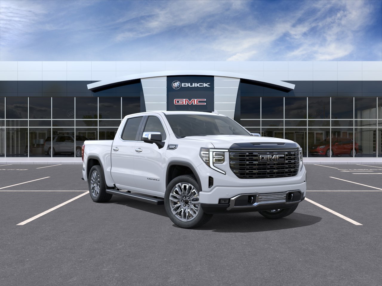 New 2026 Glacier White Tricoat GMC Denali Ultimate image 2