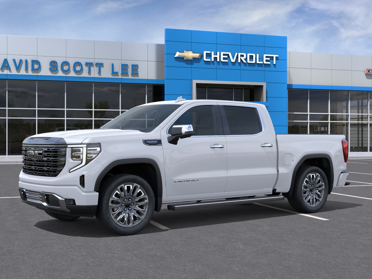 New 2026 Glacier White Tricoat GMC Denali Ultimate image 2