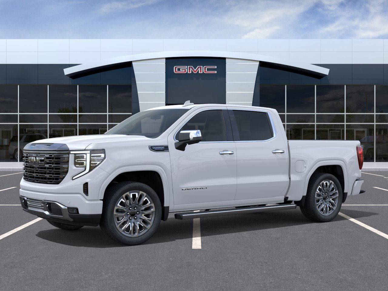 New 2026 Glacier White Tricoat GMC Denali Ultimate image 2