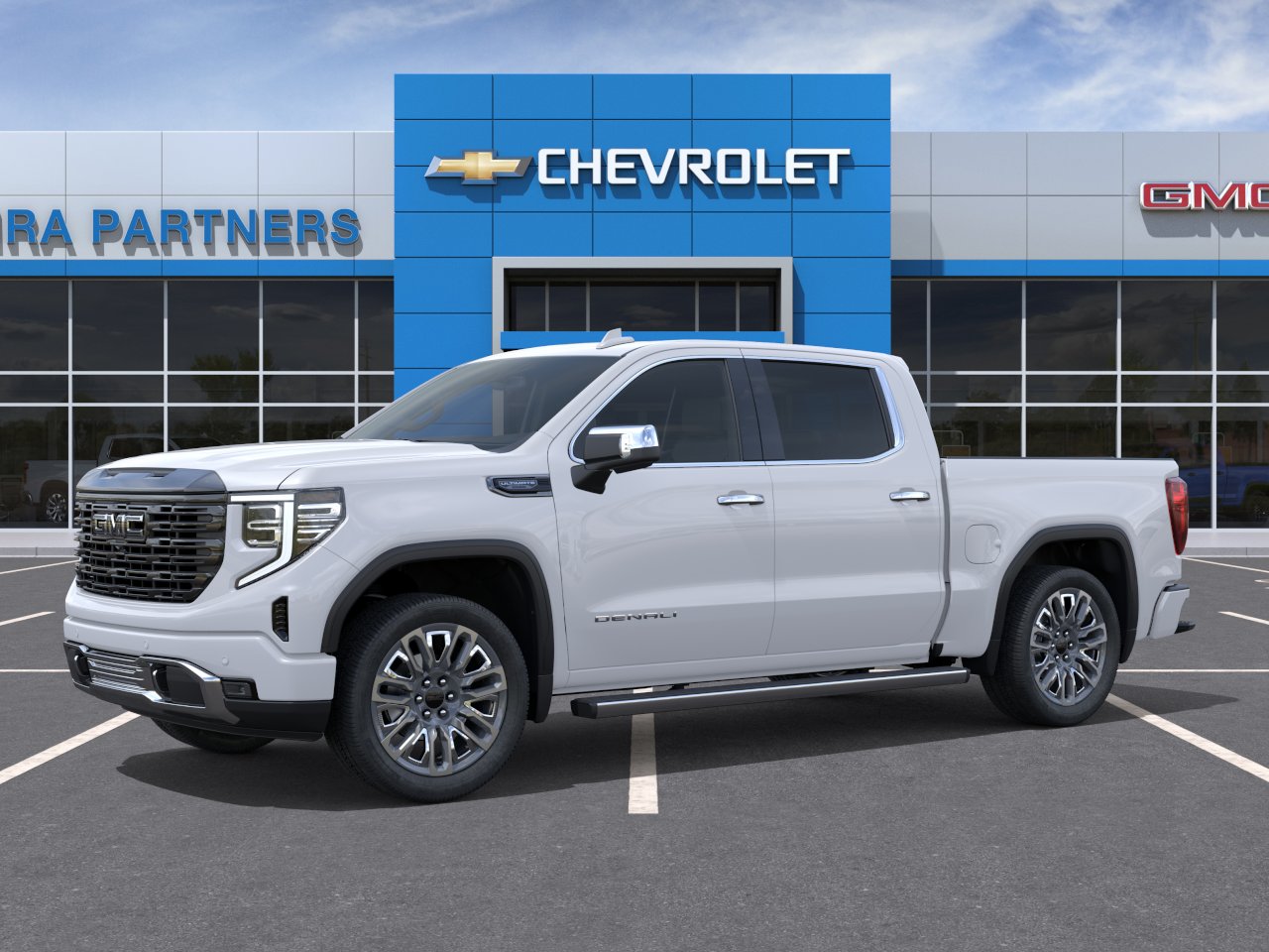 New 2026 Glacier White Tricoat GMC Denali Ultimate image 3