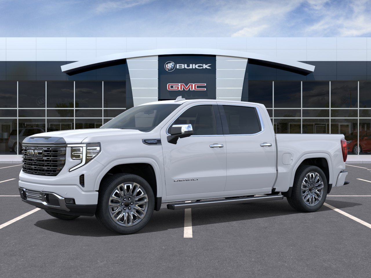 New 2026 Glacier White Tricoat GMC Denali Ultimate image 2