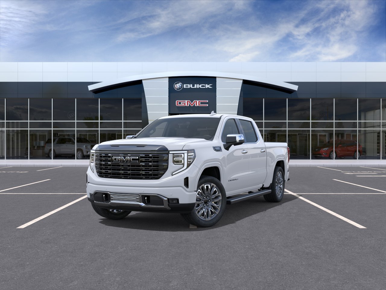 New 2026 Glacier White Tricoat GMC Denali Ultimate image 8