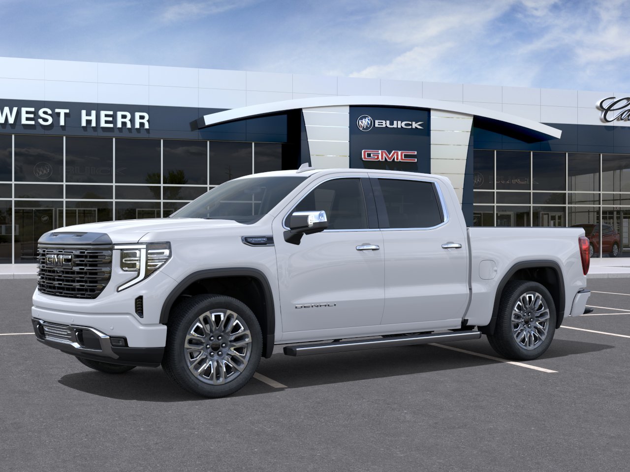 New 2026 Glacier White Tricoat GMC Denali Ultimate image 2