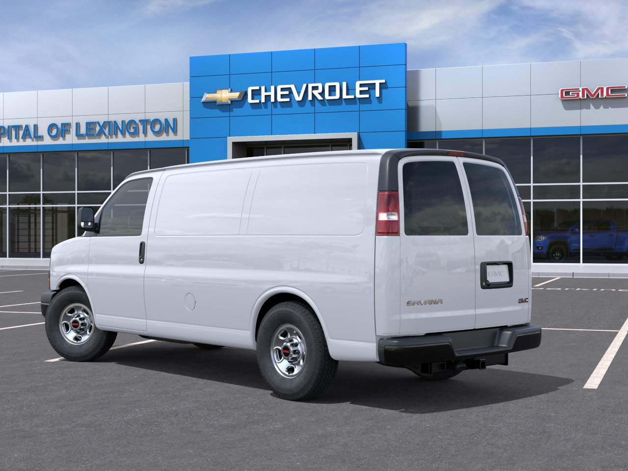 New 2026 Summit White GMC Work Van image 3