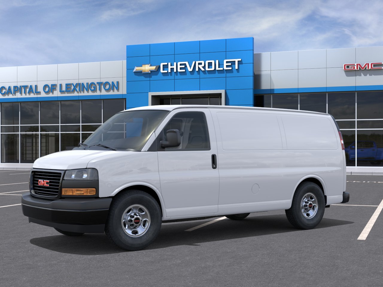New 2026 Summit White GMC Work Van image 2