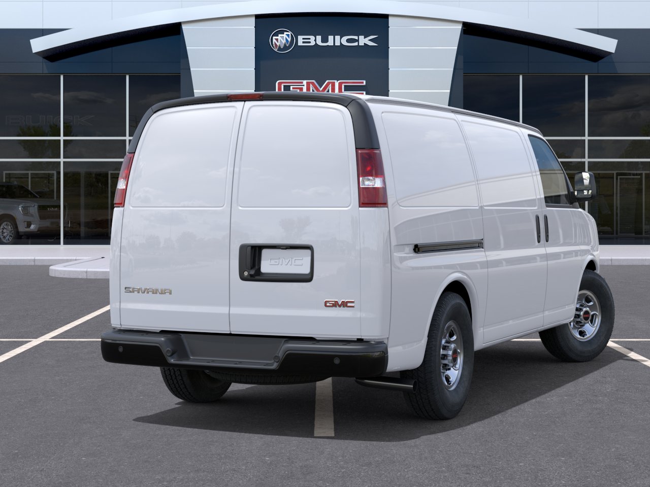 New 2026 Summit White GMC Work Van image 28