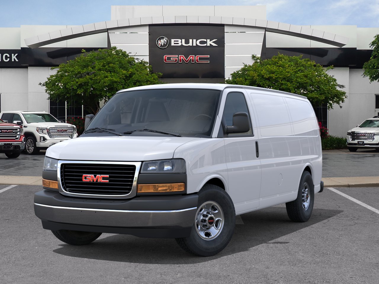 New 2026 Summit White GMC Work Van image 32