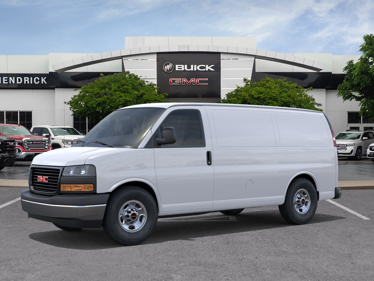New 2026 Summit White GMC Work Van image 28
