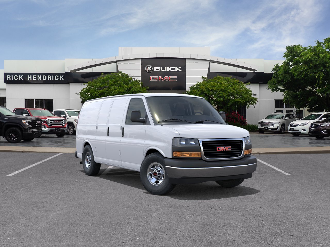New 2026 Summit White GMC Work Van image 27