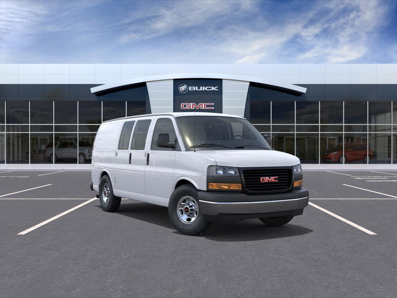 New 2026 Summit White GMC Work Van image 25
