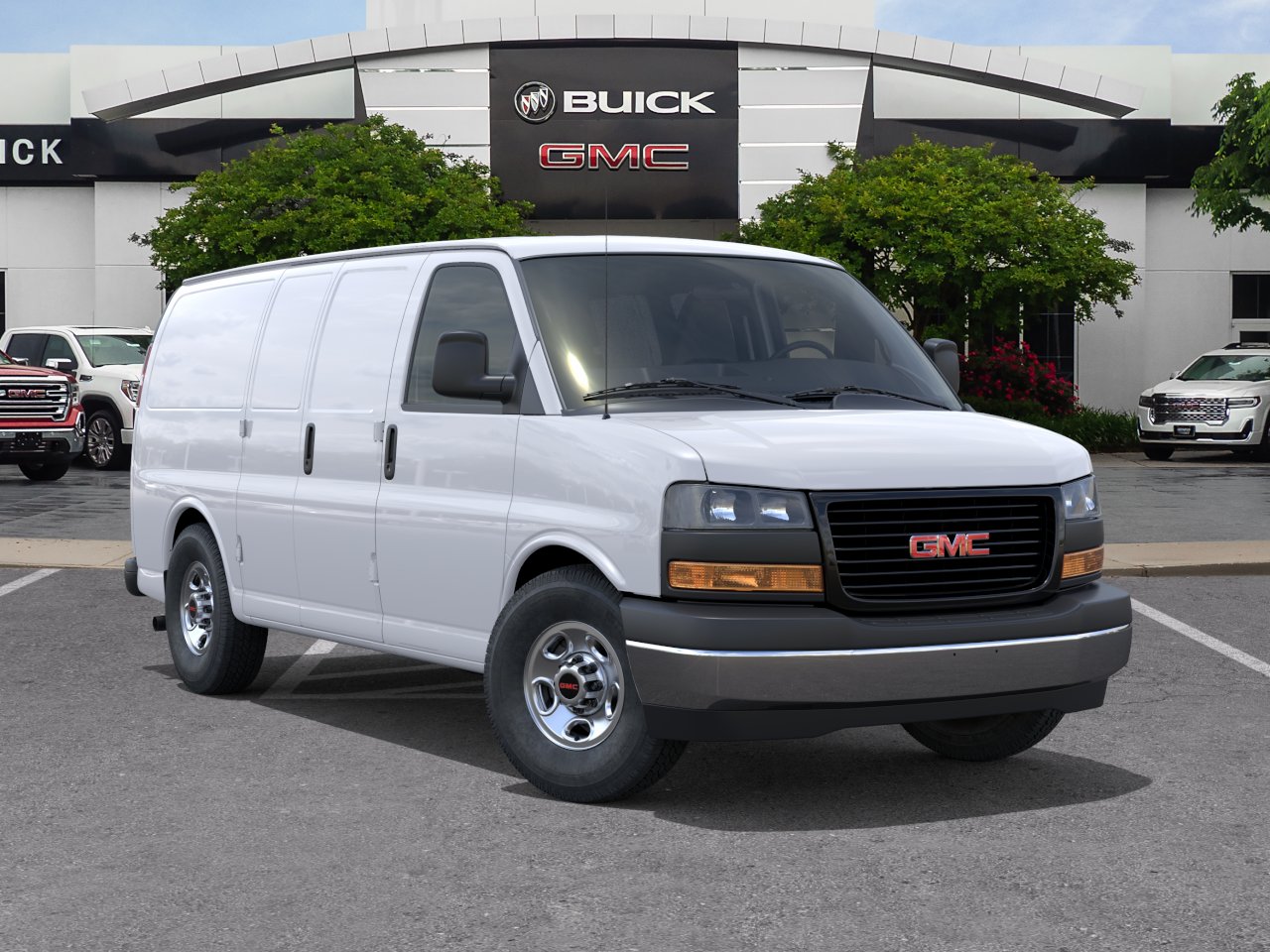 New 2026 Summit White GMC Work Van image 32