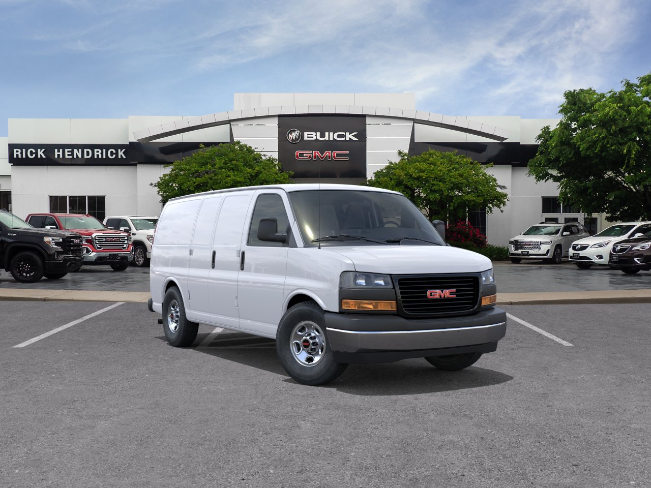 New 2026 Summit White GMC Work Van image 26