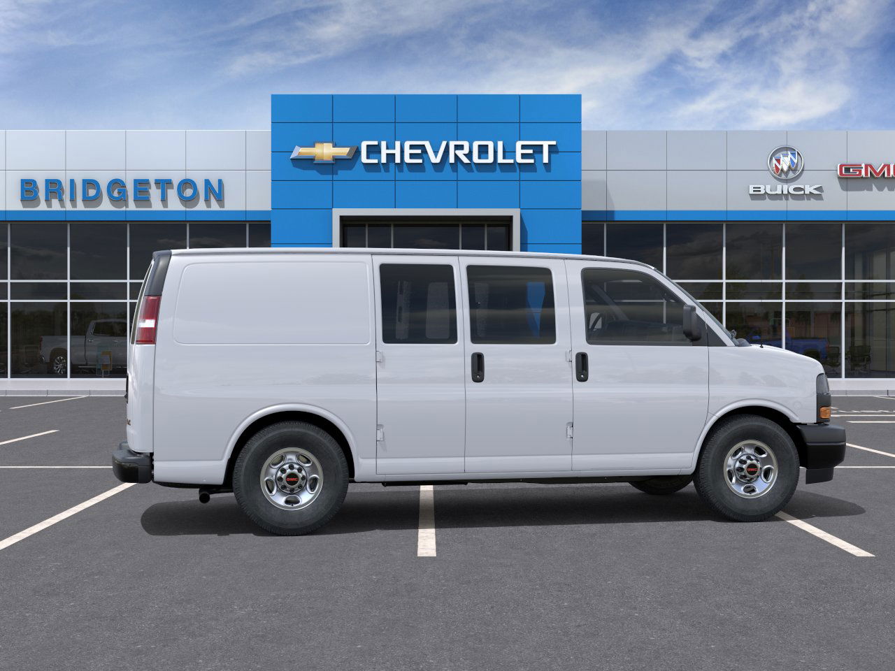 New 2025 Summit White GMC Work Van image 31