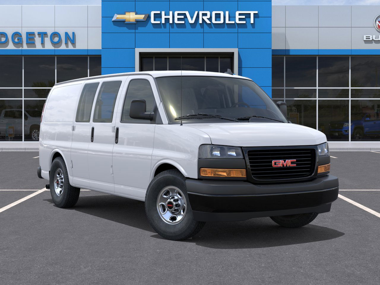 New 2025 Summit White GMC Work Van image 33