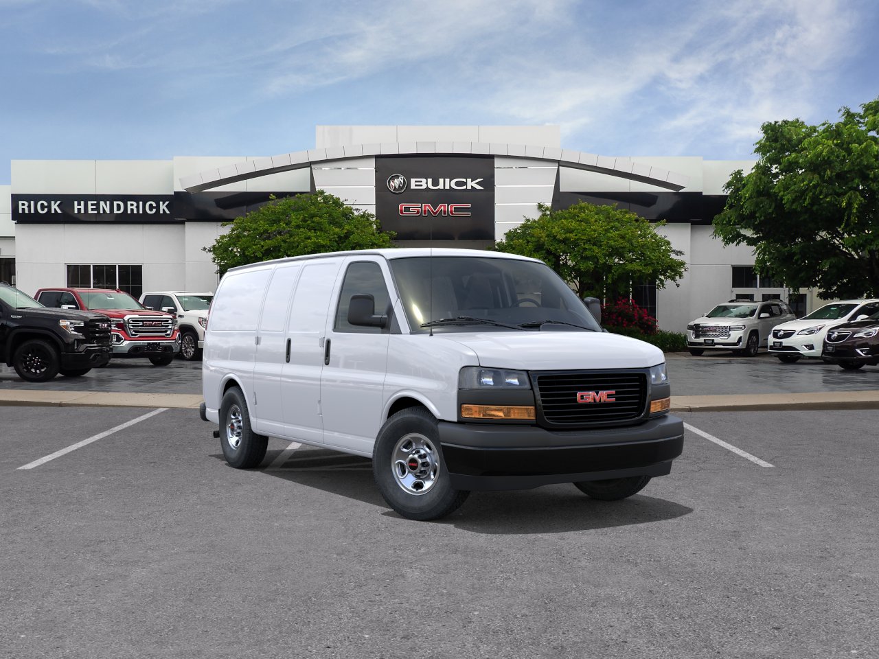 New 2026 Summit White GMC Work Van image 26