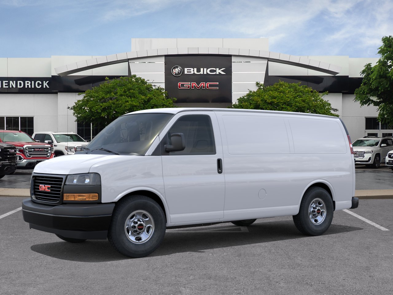 New 2026 Summit White GMC Work Van image 27