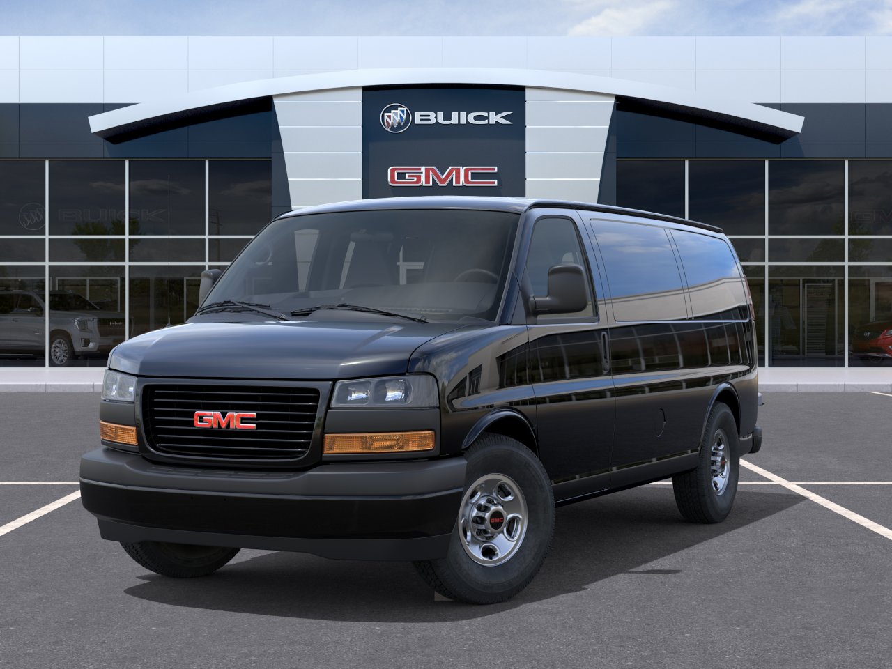 New 2026 Onyx Black GMC Work Van image 30