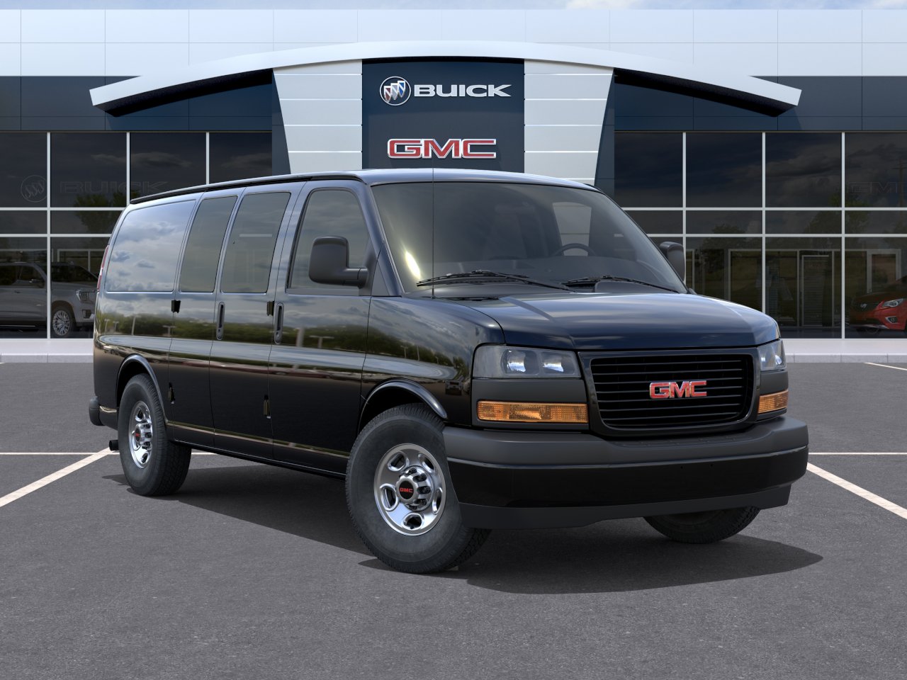 New 2026 Onyx Black GMC Work Van image 31