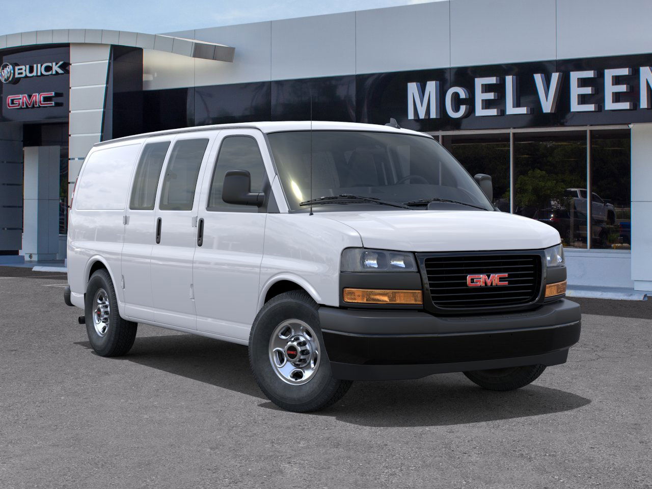New 2026 Summit White GMC Work Van image 31