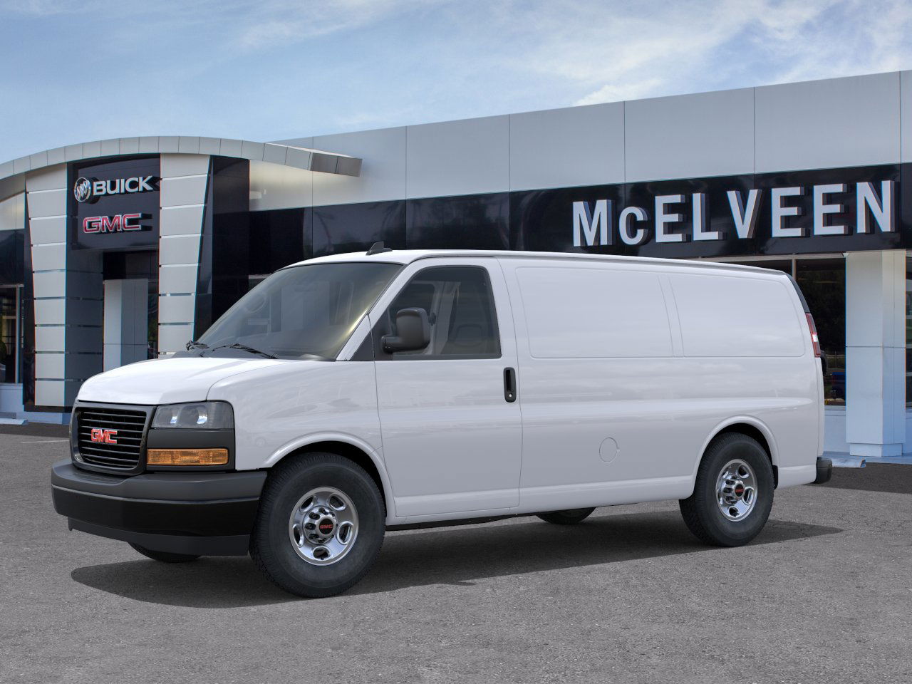 New 2026 Summit White GMC Work Van image 26